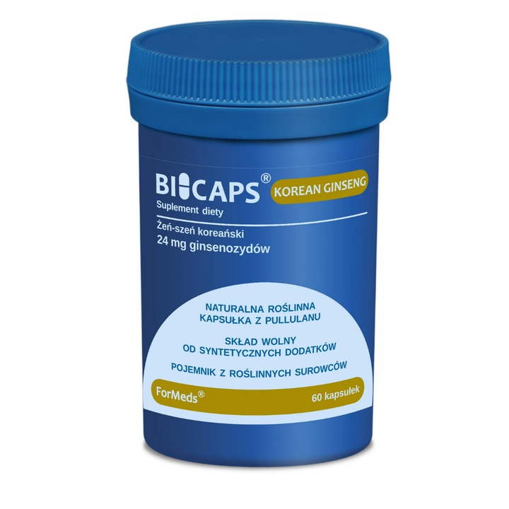 Supliment alimentar, ForMeds, Ginseng, 60 de capsule