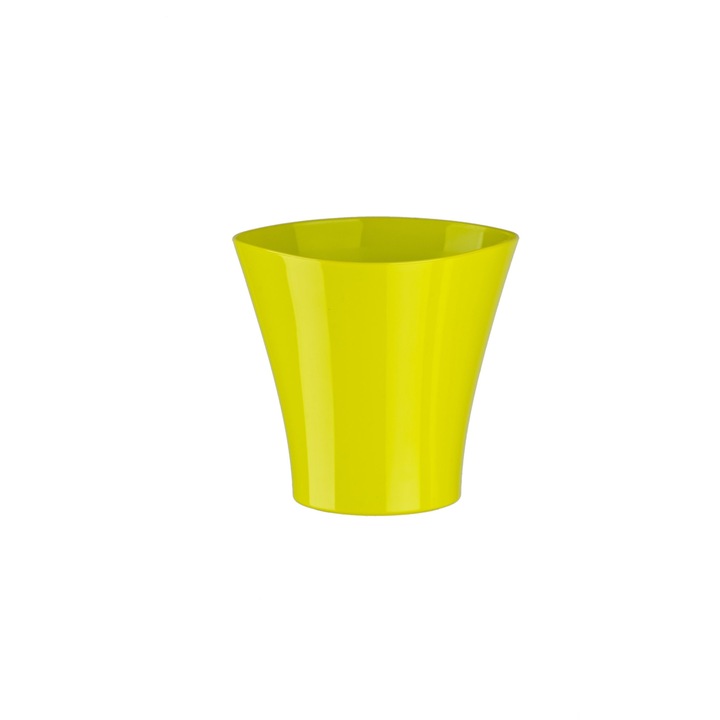 Ghiveci Fala plastic 16.5x15.5 cm verde-lime