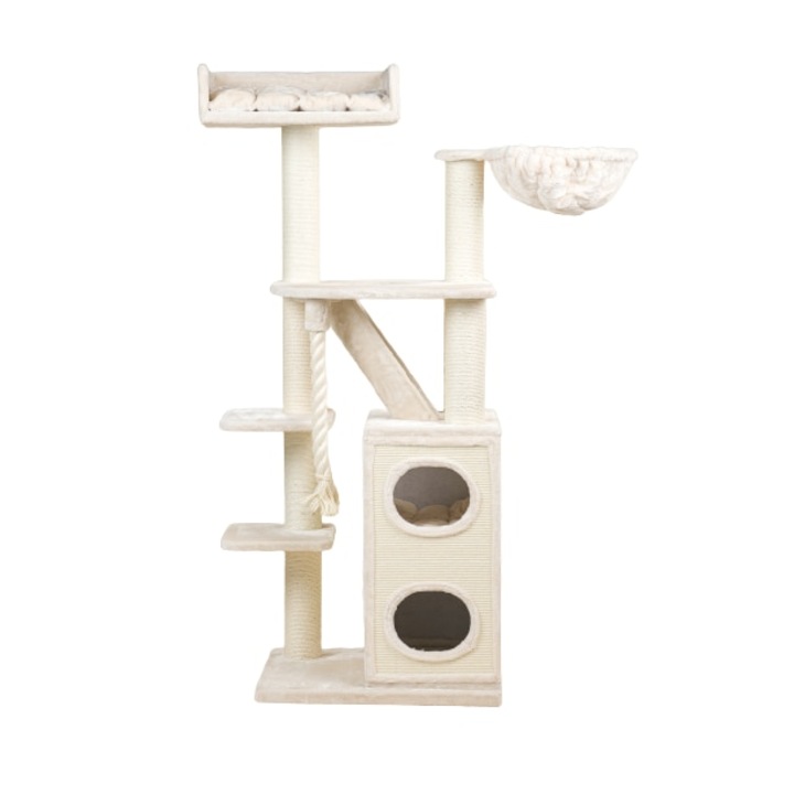 Ansamblu de joaca pentru pisici Cat Penthouse Cream, 195 cm