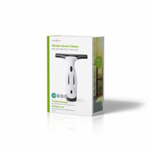 Aspirator De Curatat Geamuri Nedis, 20w, Rezervor 150 Ml Detasabil, Alb
