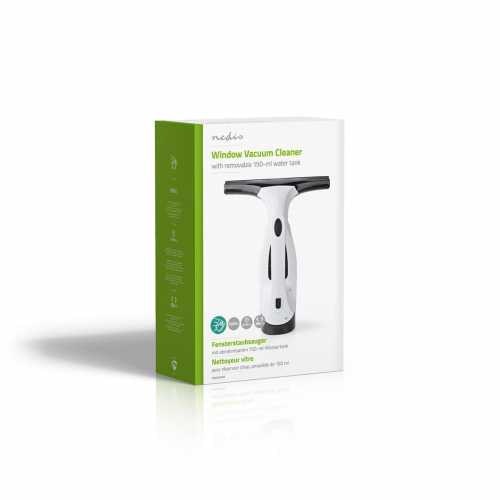 Aspirator De Curatat Geamuri Nedis, 20w, Rezervor 150 Ml Detasabil, Alb