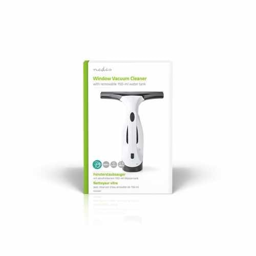 Aspirator De Curatat Geamuri Nedis, 20w, Rezervor 150 Ml Detasabil, Alb