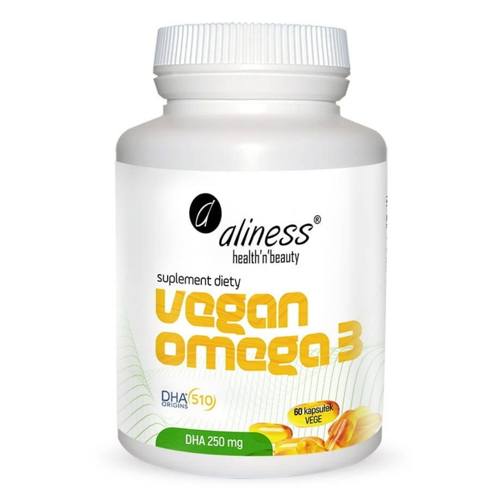 Supliment alimentar, Aliness, Omega 3/DHA, 60 de capsule