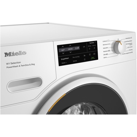 Masina de spalat rufe Miele WSI 863 WCS, 9 kg, 1600 rpm, WiFI Conn@ct, TwinDos, PowerWash, CapDosing, Clasa A, Alb