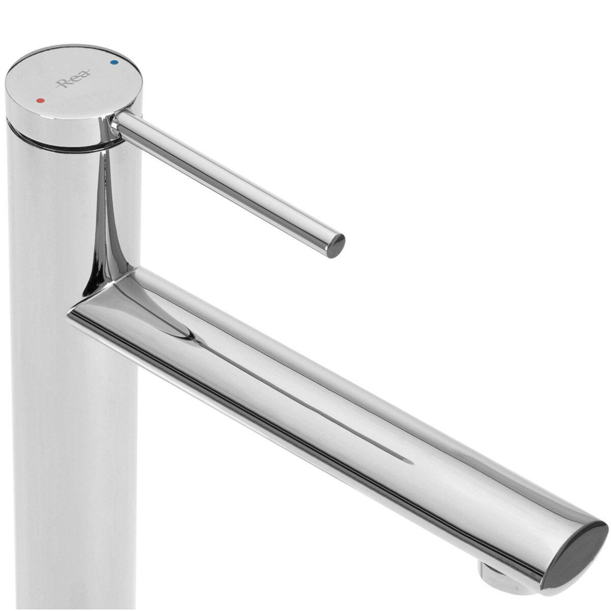 Овален смесител за умивалник, хром, монтаж на плот - eMAG.bg