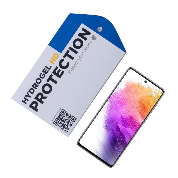 Удароустойчив протектор Ofisite за Samsung Galaxy A73 5G, Hydrogel HD, Антибактериално покритие