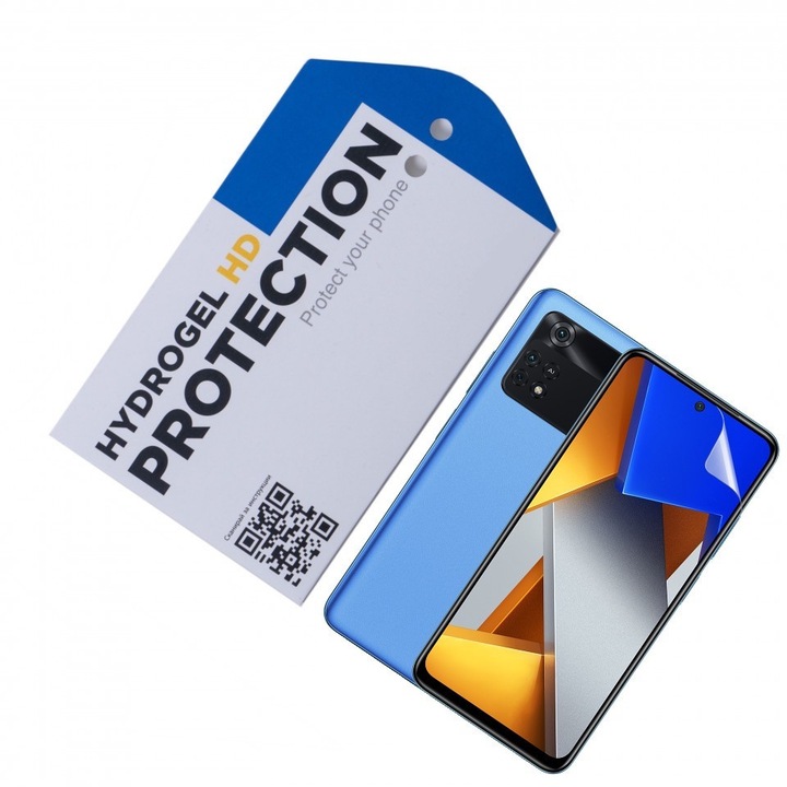 Удароустойчив протектор ОфисиТе за Xiaomi Poco M4 Pro, Hydrogel HD, Матово покритие