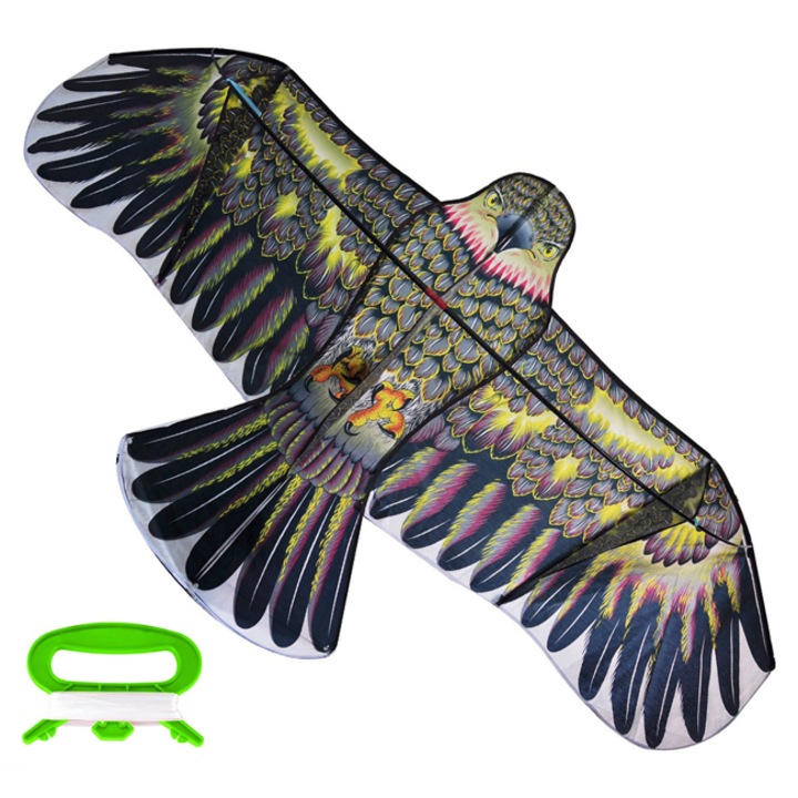 Zmeu urias in forma de vultur din plastic, Dimensiuni 160x70 cm, multicolor
