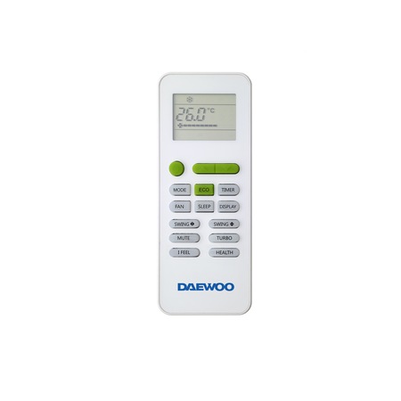 Aparat de aer conditionat Daewoo 12000 BTU WI-FI, A++, kit de instalare inclus, Alb