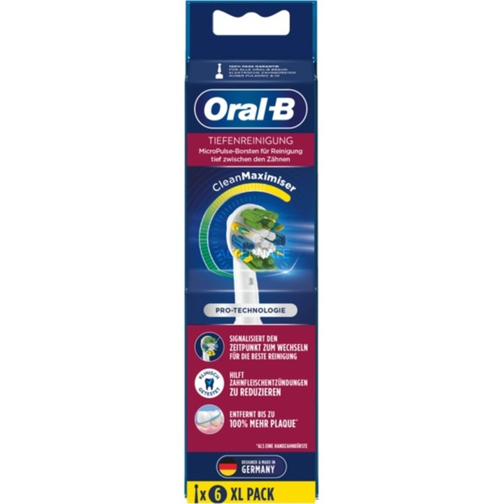 Set 6buc rezerva periuta de dinti electrica Oral-B, Floss Action, Tehnologie CleanMaximiser