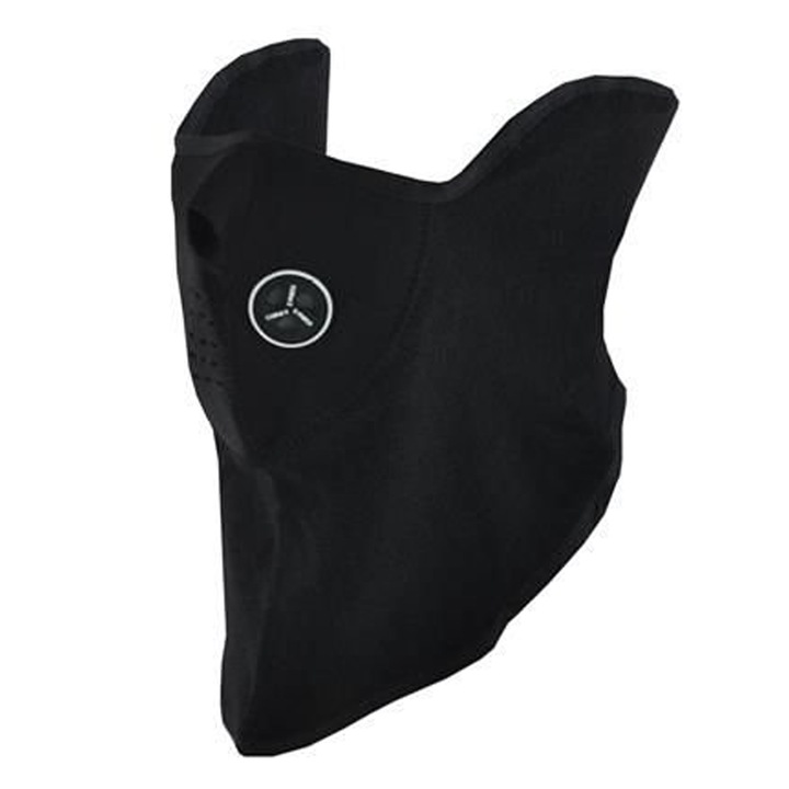 Masca Termica Zenino - Pentru Ski, Motor, Scooter, Protectie pentru Gat, Fata si Urechi, 57x25cm, Negru