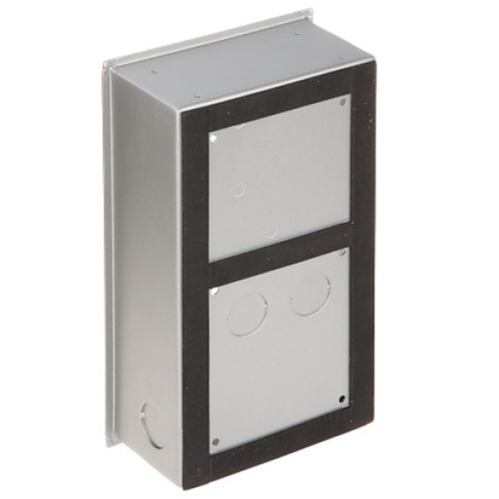Cutie De Montaj, DAHua, Vtm128, 133x68x333.4 mm, Material Aluminiu, Numar Module Montate 3, Montaj Pe Suprafata Sau Incastrat, Posibilitate De Conectare A Cutiei, Argintiu