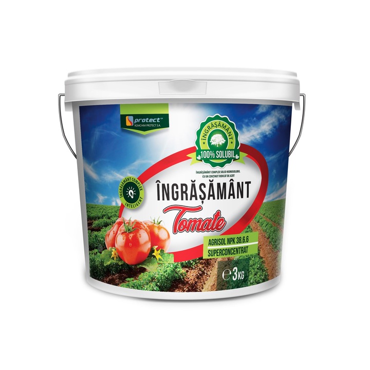 Ingrasamant pentru tomate Agrisol, granule, 3 kg, solubil in apa