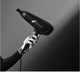 Uscator de par Studio Dry Rowenta x Karl Lagerfeld CV581LF0, 2100W, Tehnologie Effiwatts, 6 trepte de viteza si temperatura, Tehnologie Thermo Control, negru