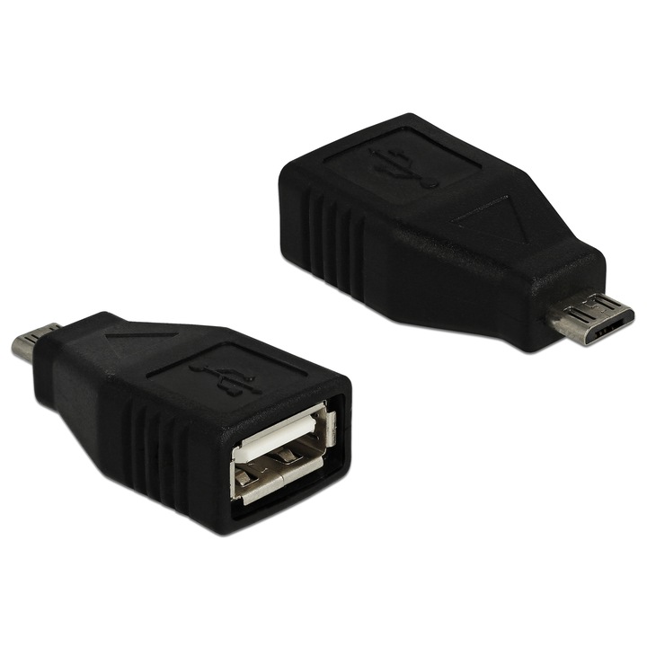 Адаптер Delock 65296 USB micro-B мъжко > USB 2.0-A женско