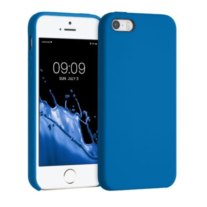 Telefontok Apple iPhone 5s / iPhone SE készülékhez, szilikon, kék, 42766.228, kwmobile