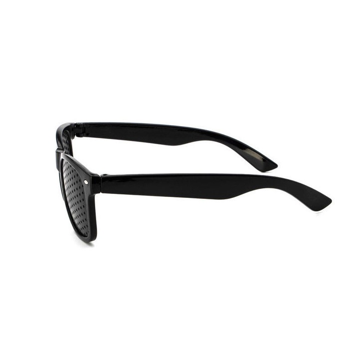 Ochelari stenopici pinhole cu lentile cu gaurele pentru protectie si corectarea vederii