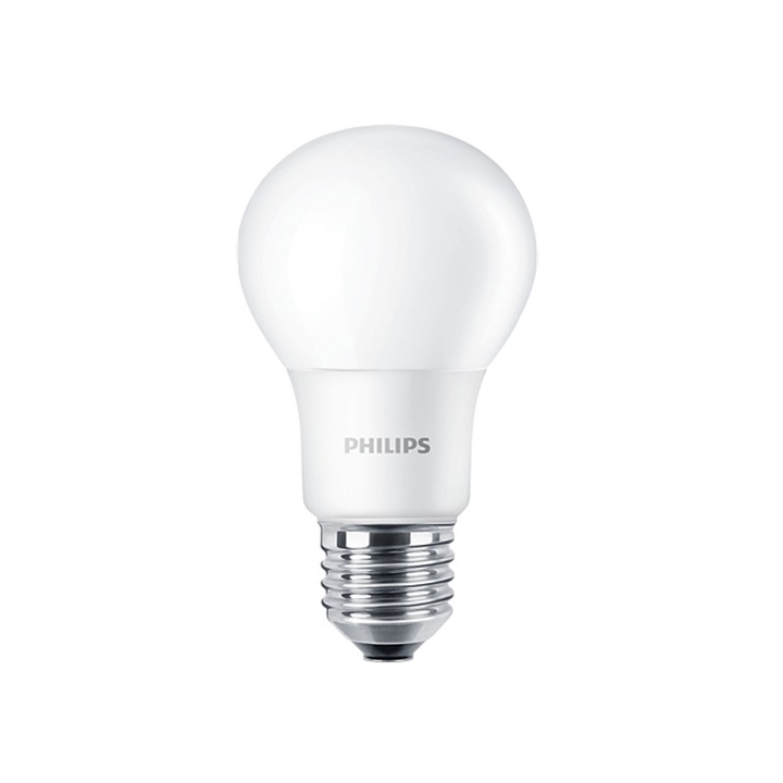 Bec LED Philips E27 A60 10W (75W), lumina rece 6500K