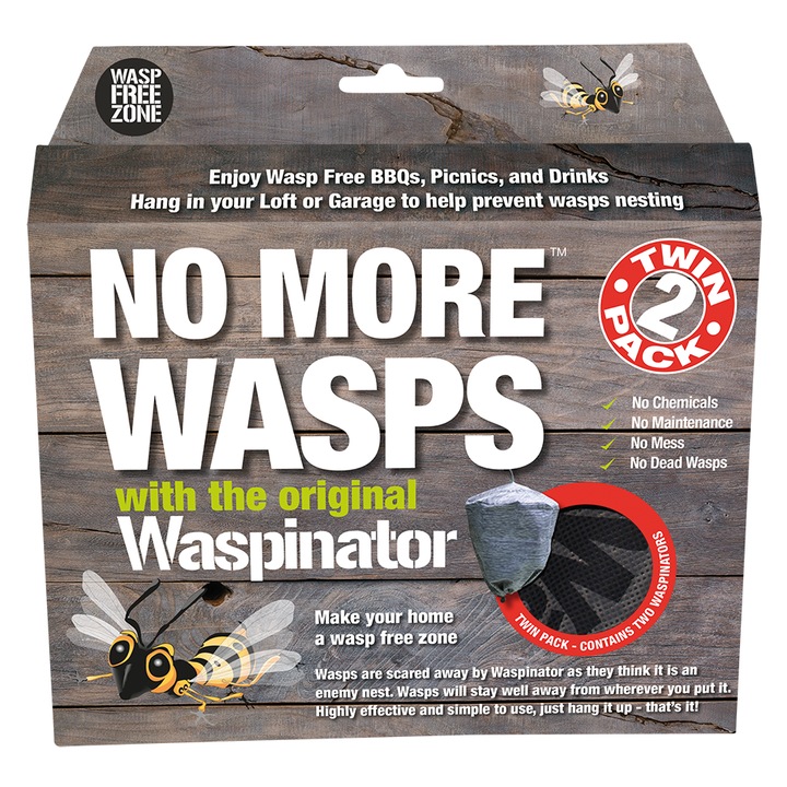 Sperietoare de viespi și viespi mari Waspinator, 2 buc
