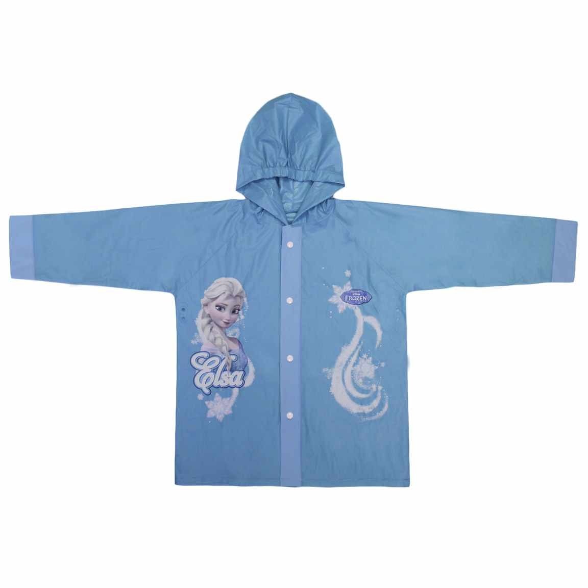 Pelerina de ploaie, Elsa - Frozen, albastra, 4 ani