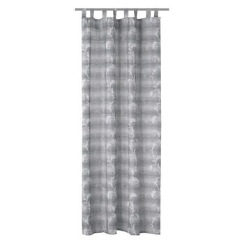 Perdea cu bride, Gri, dimensiune: 135 x 245 cm Perdea cu bride, Gri, dimensiune: 135 x 245 cm