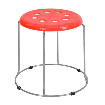 Taburet fix Unic Spot Cusco mic, 30x30x27 cm, rosu Taburet fix Unic Spot Cusco mic, 30x30x27 cm, rosu