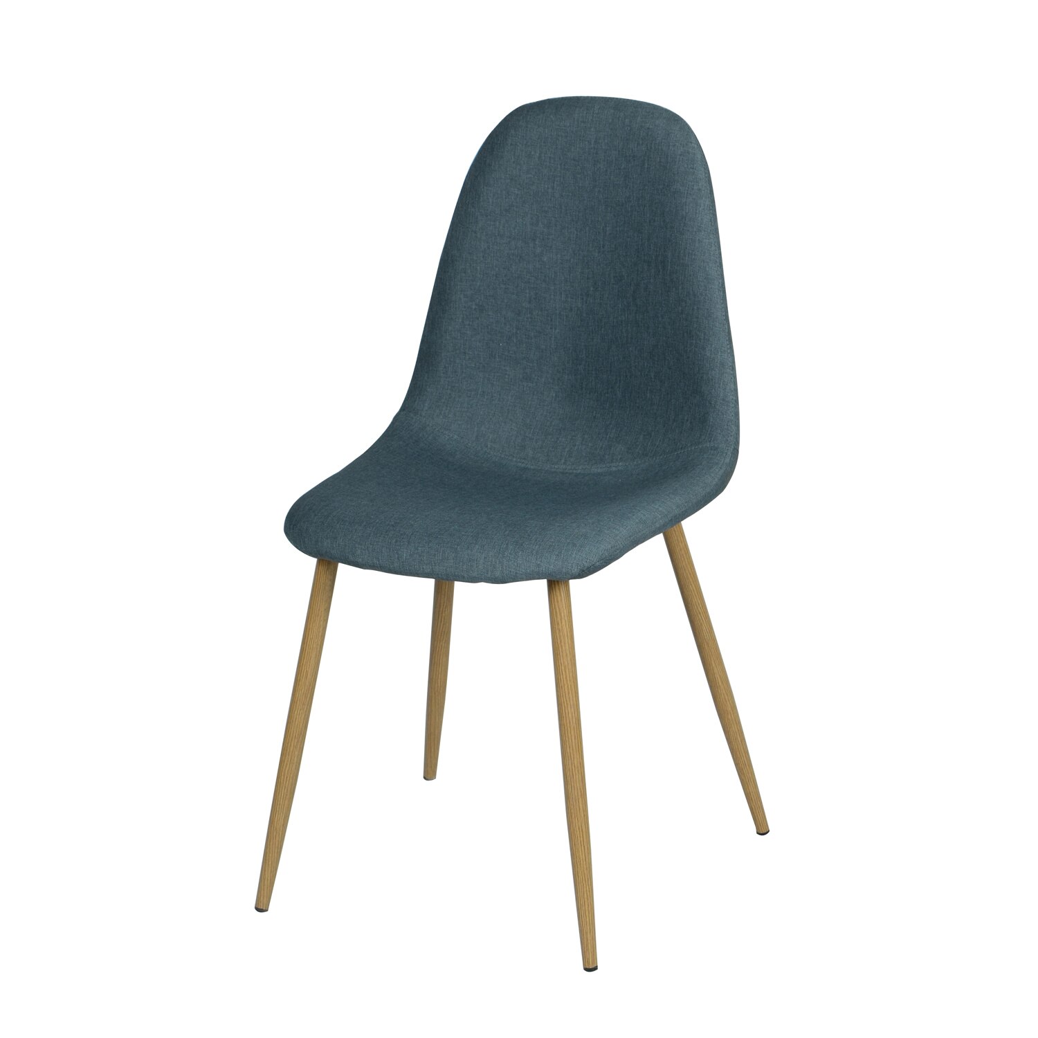 Scaun living Unic Spot Charles, 43x53x87 cm, albastru