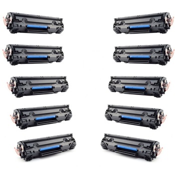Set 10 tonere vrac compatibile CE285A 85A black pentru HP Set 10 tonere vrac compatibile CE285A 85A black pentru HP