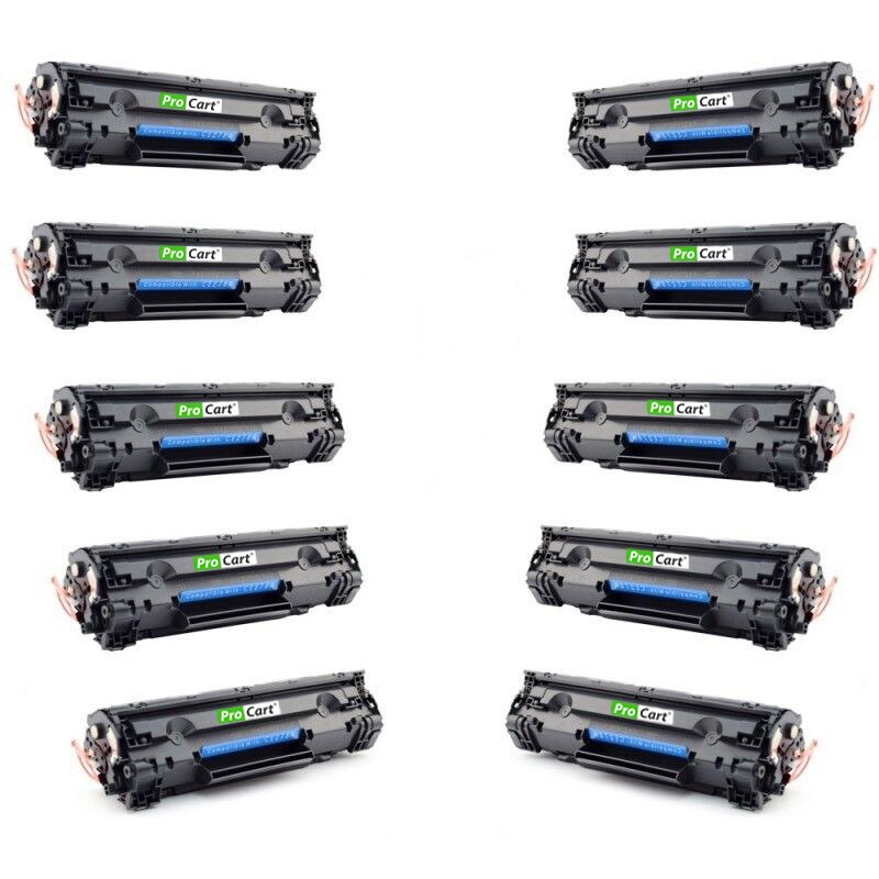 Set 10 tonere compatibile vrac CF283A black pentru HP, ProCart