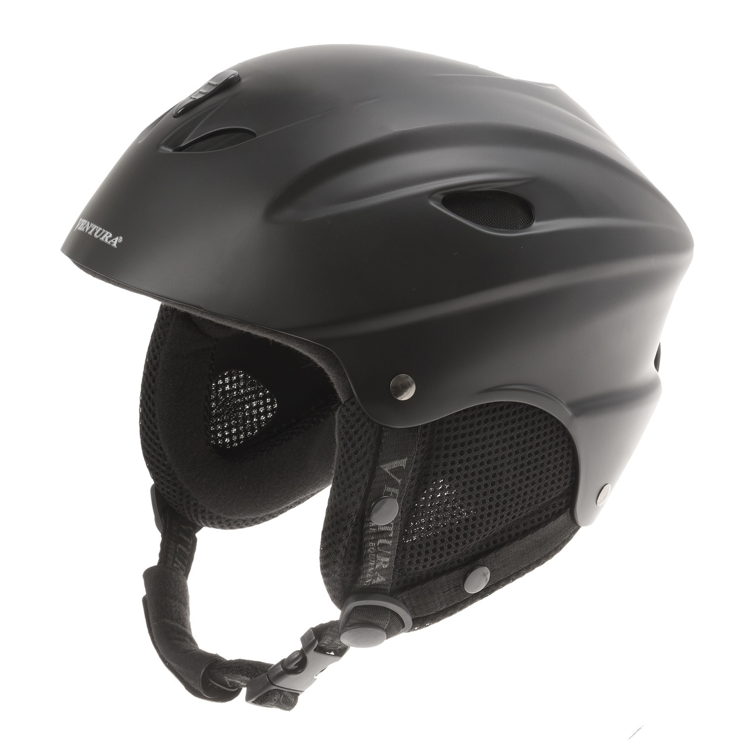 Casca Ski/Snowboard VENTURA, Negru Matt/Negru , S (52-55 CM), Copii