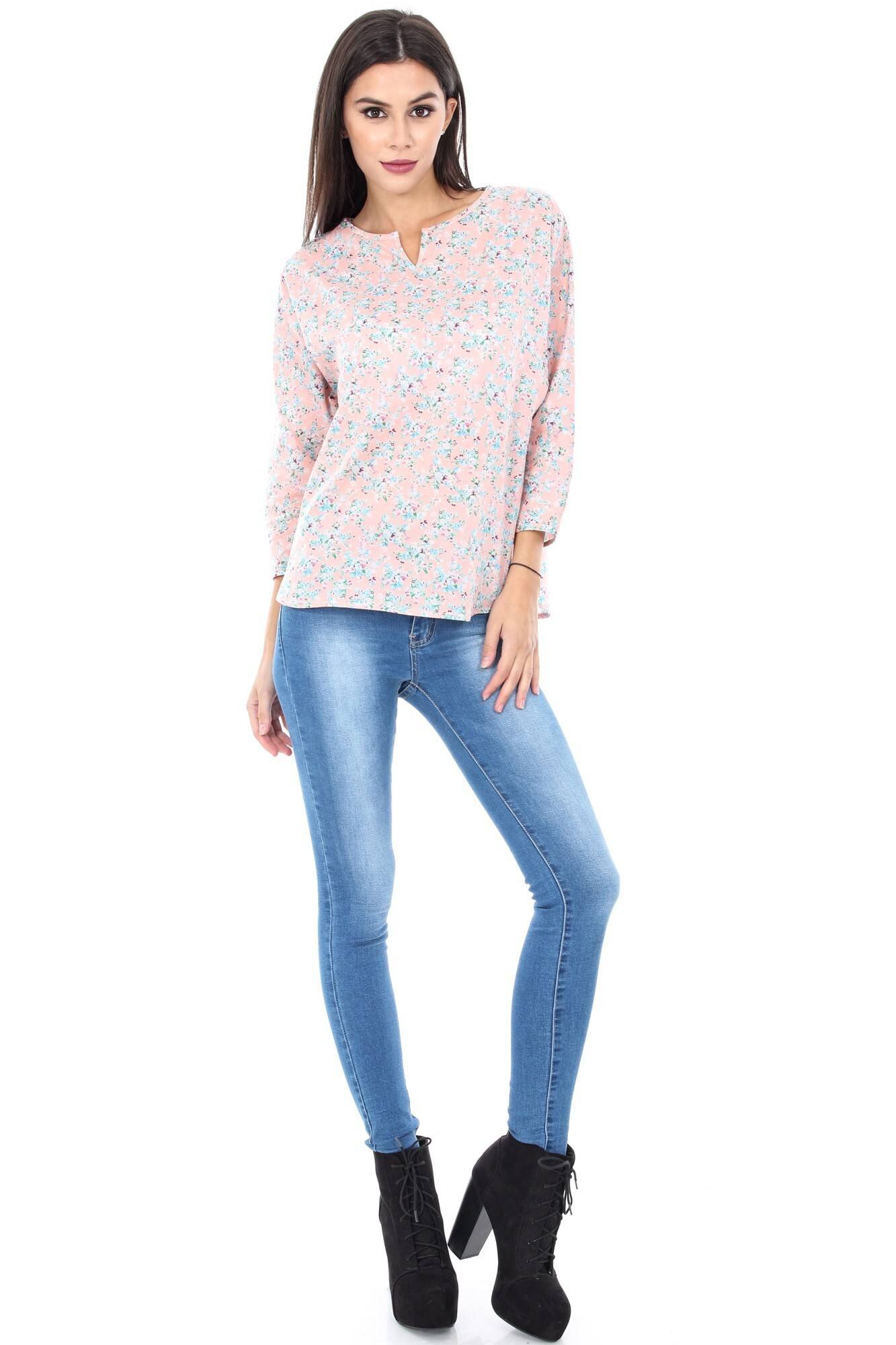 Bluza roz, ROH, imprimata