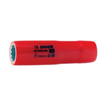 Cap cheie tubulara izolata la 1000 V, marca Unior varianta lunga 1/2 Cap cheie tubulara izolata la 1000 V, marca Unior varianta lunga 1/2