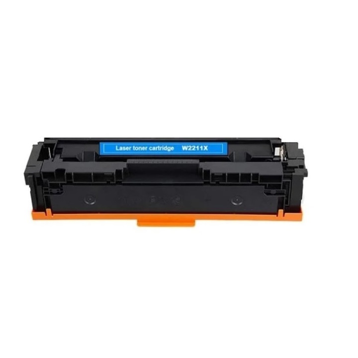 Graphitek HP W2211X / 207X lézernyomtató festékkazetta, chip nélküli, kék, 2450 oldal, HP Color Laserjet PRO M255DW, M282NW, M283FDN készülékekhez