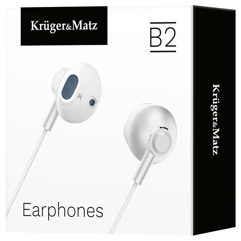 Casti in ear cu microfon KRUGER&MATZ KMPB2-W