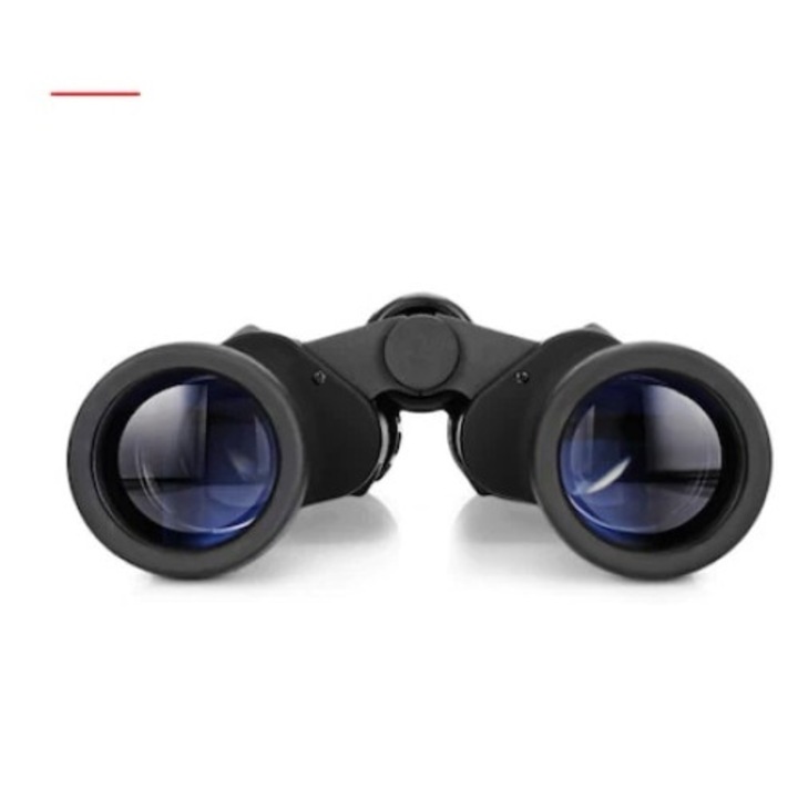 Binoclu FOXMAG24, 20x50, 125m/1000m, Ideal pentru Vanatoare, Curse, Sporturi, Usor de folosit, Design Ergonomic, Negru