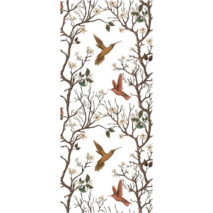 Autocolant pentru geam, Orafol, Pasari, multicolor, 92x205 cm