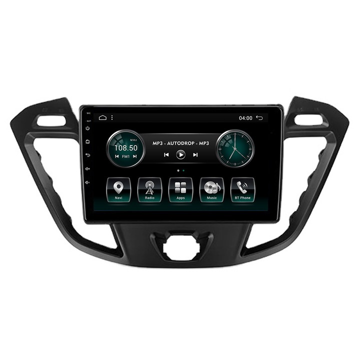 AutoDrop navigácó, Ford Transit, Tourneo 2012-2020, Android 10, nyolcmagos - AC8257, 2 GB RAM és 32 GB ROM, 9 hüvelykes - AD-BGATRANSITC2AC