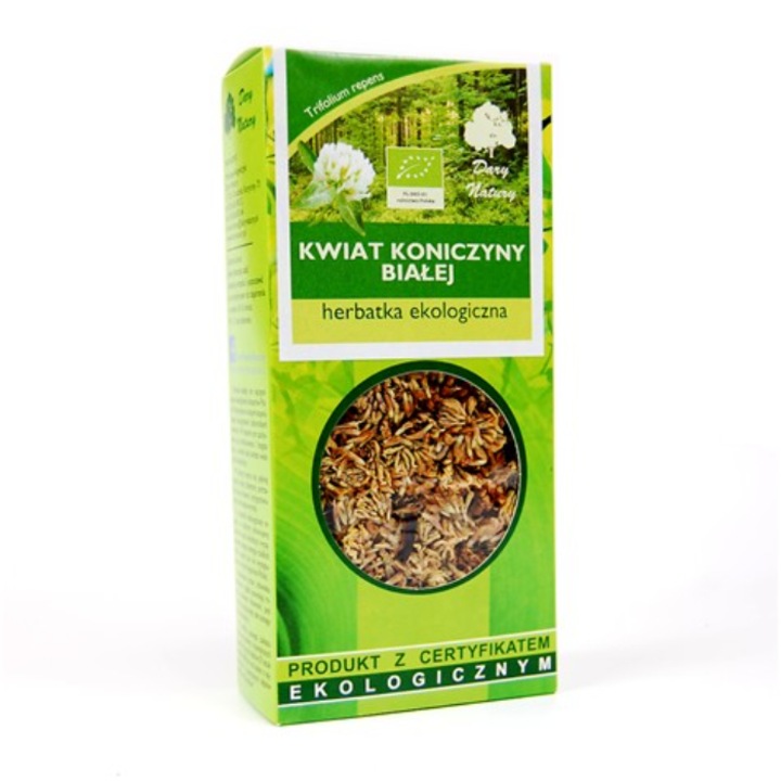 Ceai din flori de trifoi alb BIO Dary Natury, 25 g