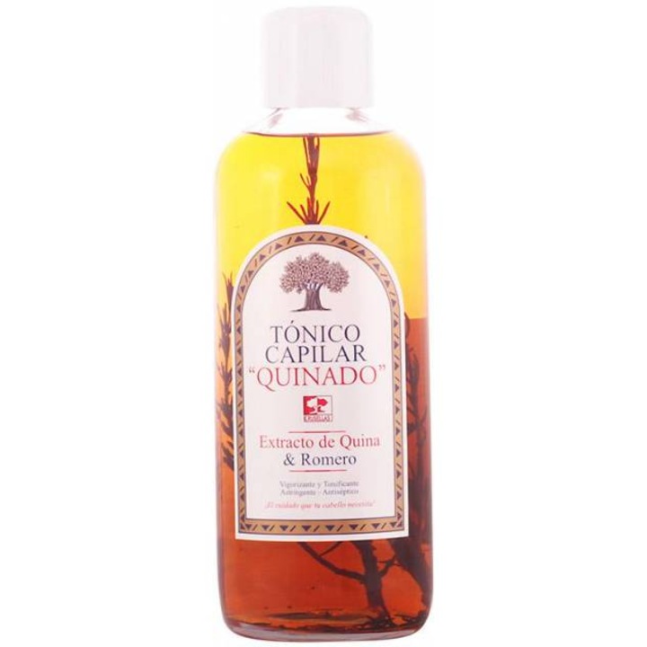 Lotiune tonica impotriva caderii parului cu scoarta de chinona si extract de rozmarin, Crusellas Quinado, 1000 ml