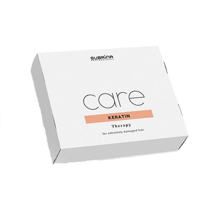 Set tratament pentru par Subrina Professional Care Keratin Therapy, 6x10ml