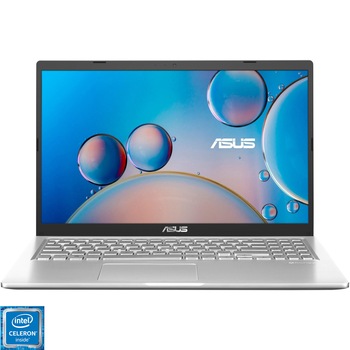 Laptop ASUS X515KA cu procesor Intel Celeron N4500 pana la 2.8GHz, 15.6'', Full HD, 8GB DDR4, 512GB SSD, Intel UHD Graphics, No OS, Transparent Silver