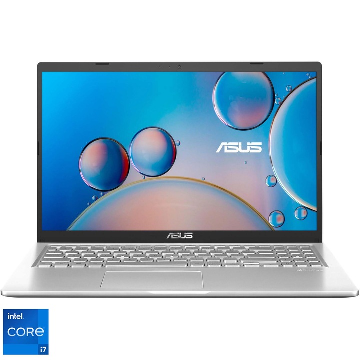 Лаптоп ASUS X515EA, Intel® Core™ i7-1165G7, 15.6", Full HD, RAM 8GB, 512GB SSD, Intel® Iris® Xᵉ Graphics, No OS, Transparent Silver