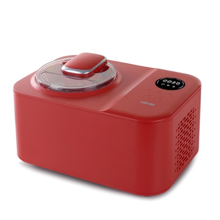 Aparat de Facut Inghetata, 1.2L, Racire -18 °C, Timer, 110W, Biovita ICE-5000, Rosu