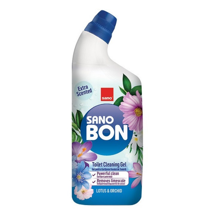 Solutie anticalcar Sano Bon Lotus&Orhidee, 750 ml