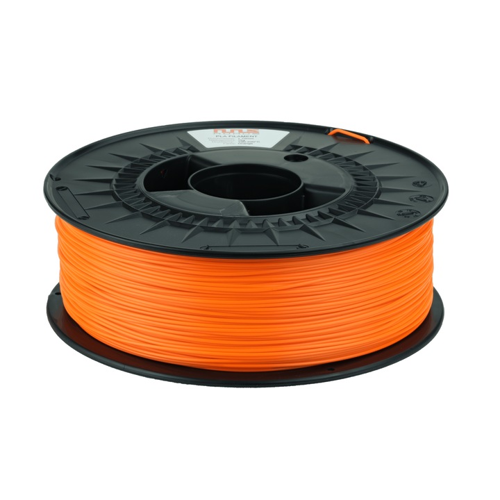 Filament PETG pentru imprimanta 3D, Nunus, 1 Kg, 1.75 mm, Portocaliu
