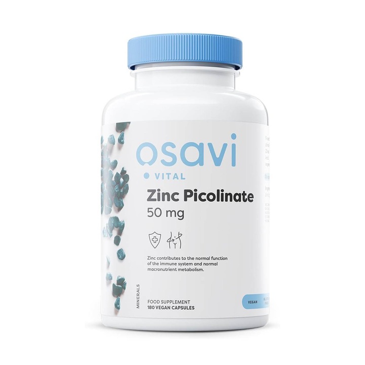 Zinc Picolinate, 50 mg, Osavi, 180 capsule