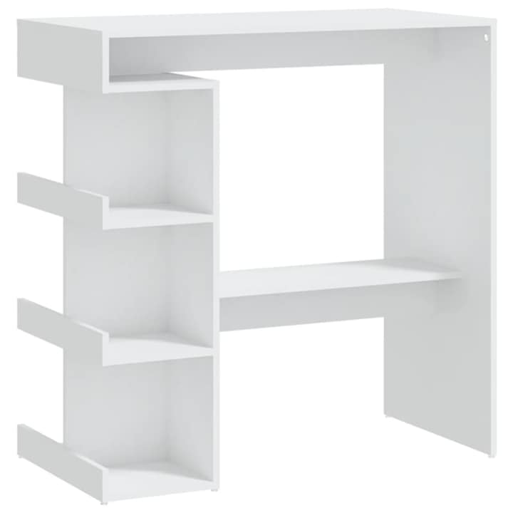 Бар Маса vidaXL, MDF, 100 x 50 x 101.5 см, Бял