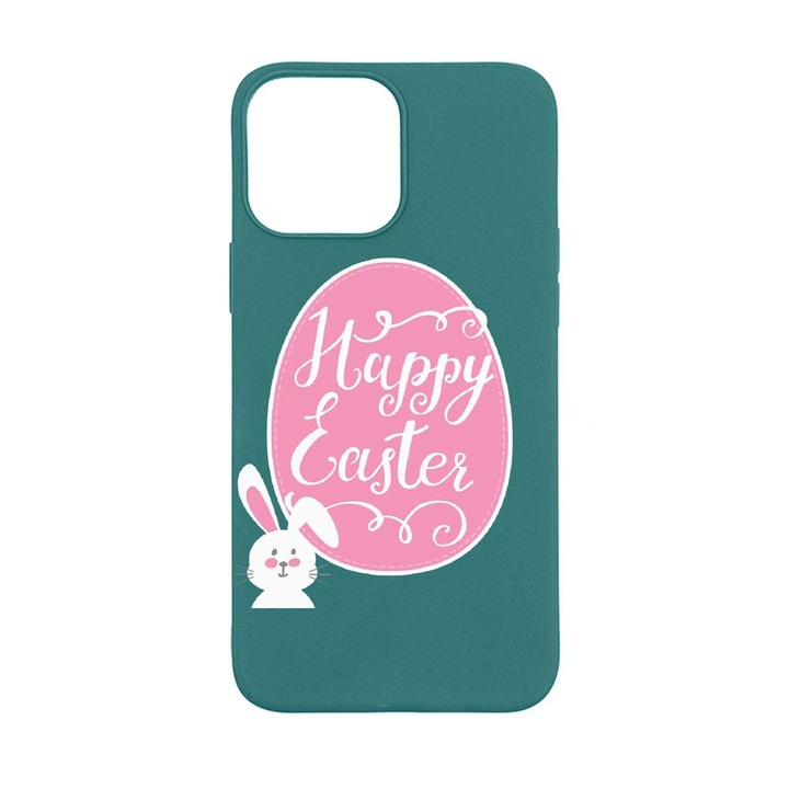Husa Silicon Compatibila Cu Apple iPhone 13 Pro Max, Happy Easter, rezistenta la uzura, FG 689