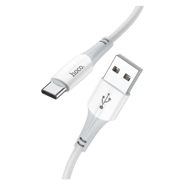 HOCO X70 USB-A - USB-C adat- és töltőkábel, 60W, 1m, fehér