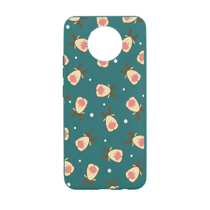 Husa Silicon Compatibila Cu Nokia 5.4, Reindeers, rezistenta la uzura, FG 349